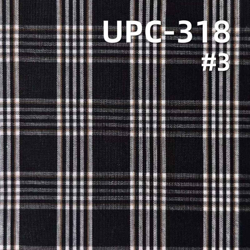 All-Cotton Yarn-Dyed Check Fabric | 110g/m2 Cotton Plain Fabric | Fabric for Plaid Shirts, Dresses & Uniforms