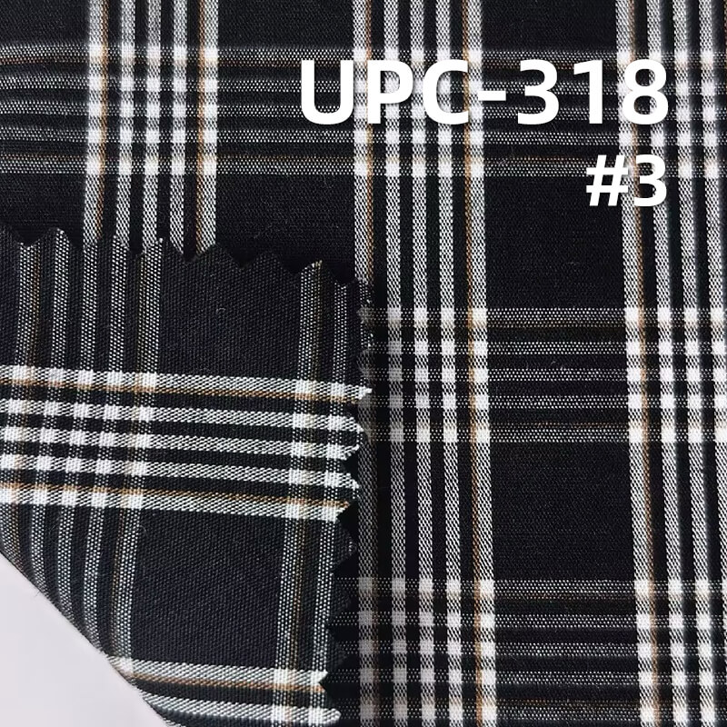 All-Cotton Yarn-Dyed Check Fabric | 110g/m2 Cotton Plain Fabric | Fabric for Plaid Shirts, Dresses & Uniforms