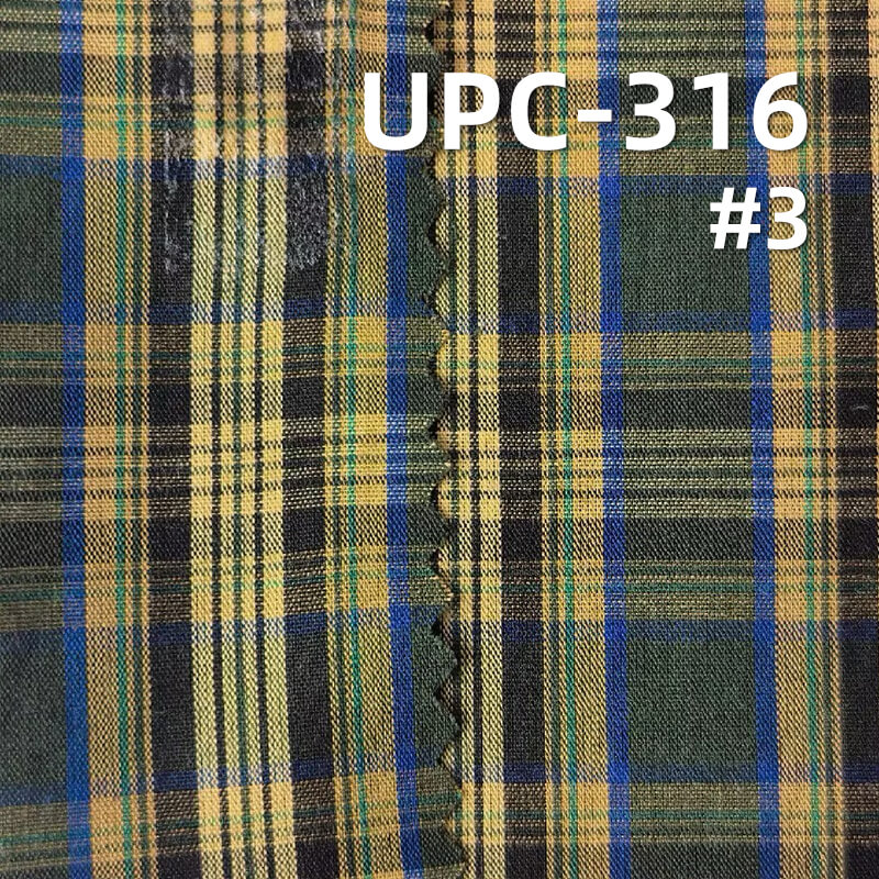 All-Cotton Yarn-Dyed Check Fabric | 118g/m2 Cotton Plain Fabric | Fabric for Plaid Shirts & Dresses