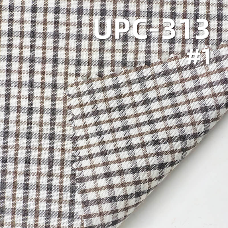 All-Cotton Yarn-Dyed Check Fabric | 105g/m2 Lightweight Cotton Plain Fabric | Fabric for Plaid Shirts & Dresses