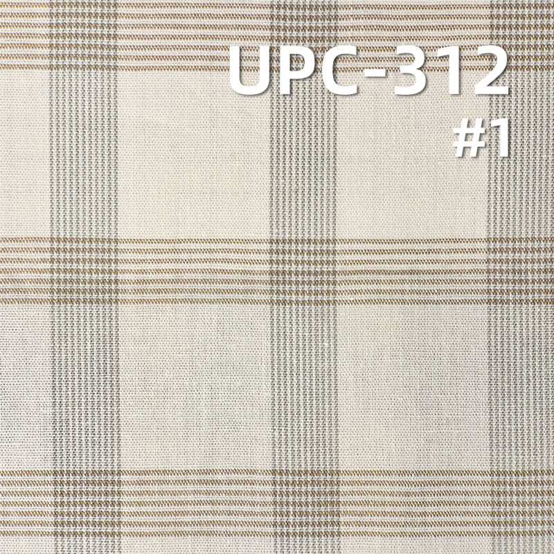All-Cotton Yarn-Dyed Check Fabric | 106g/m2 Cotton Plain Fabric | Fabric for Plaid Shirts & Dresses