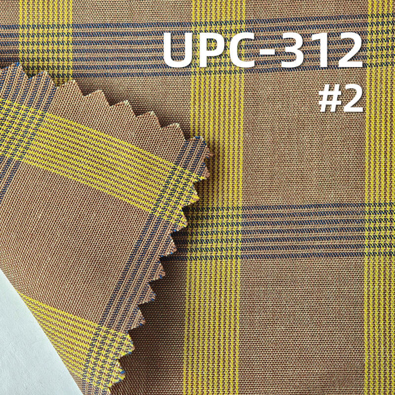 All-Cotton Yarn-Dyed Check Fabric | 106g/m2 Cotton Plain Fabric | Fabric for Plaid Shirts & Dresses