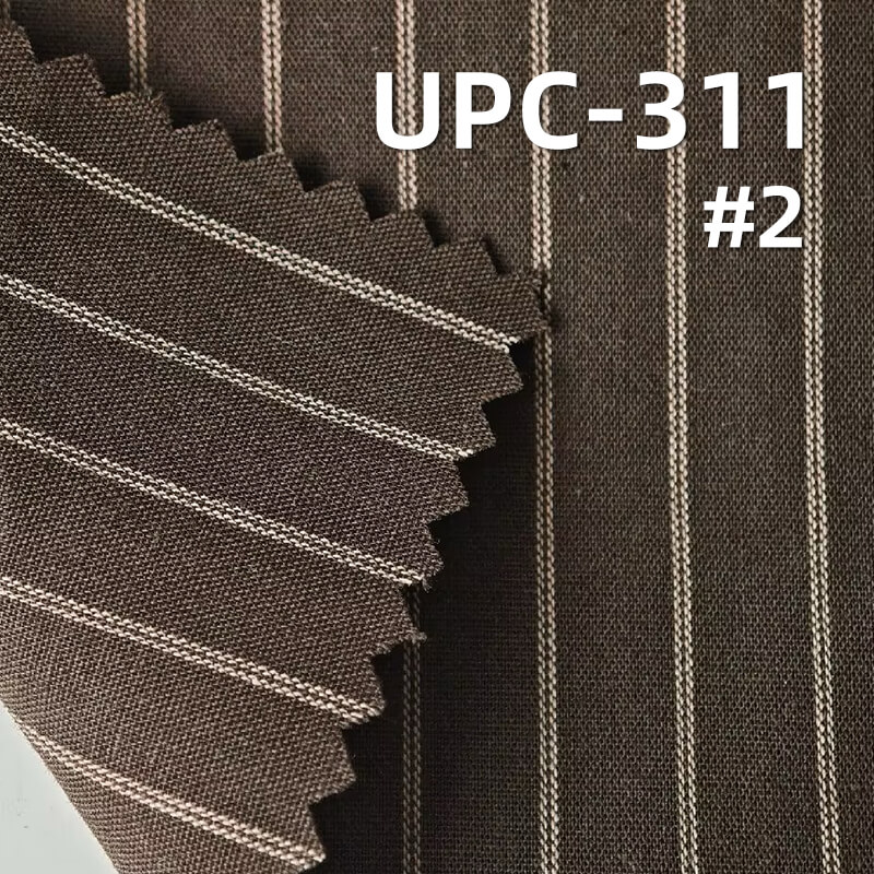 All-Cotton Yarn-Dyed Stripe Fabric | 107g/m2 Cotton Plain Fabric | Fabric for Casual Shirts & Dresses