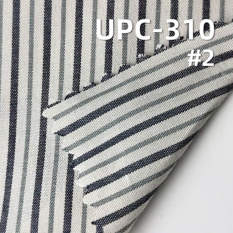 All-Cotton Yarn-Dyed Stripe Fabric | 107g/m2 Cotton Plain Fabric | Fabric for Shirts & Dresses