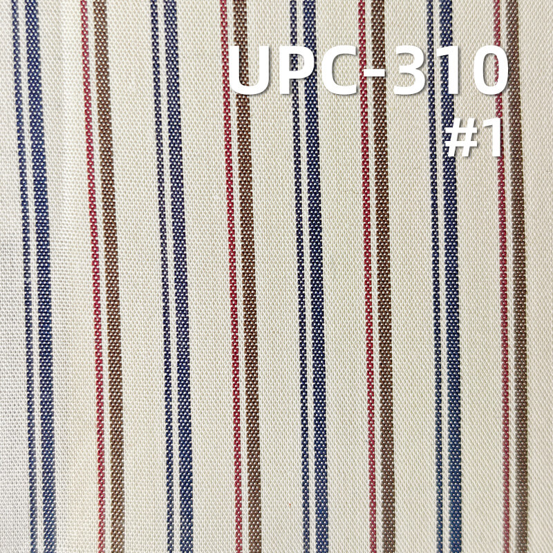 All-Cotton Yarn-Dyed Stripe Fabric | 107g/m2 Cotton Plain Fabric | Fabric for Shirts & Dresses