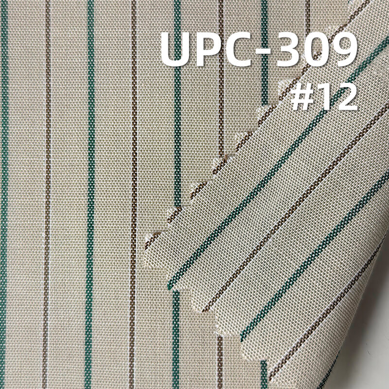 All-Cotton Yarn-Dyed Stripe Fabric | 106g/m2 Cotton Plain Fabric | Fabric for Casual Shirts & Dresses