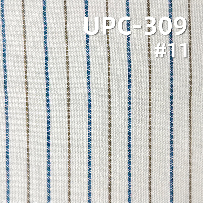 All-Cotton Yarn-Dyed Stripe Fabric | 106g/m2 Cotton Plain Fabric | Fabric for Casual Shirts & Dresses