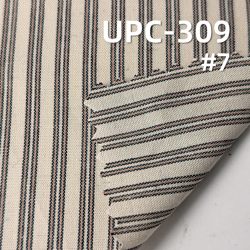 All-Cotton Yarn-Dyed Stripe Fabric | 106g/m2 Cotton Plain Fabric | Fabric for Casual Shirts & Dresses