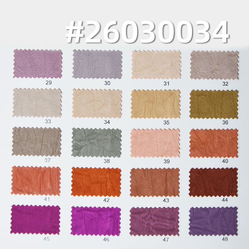 Acetate-Look Double-Face Hand-Crushed Satin|185g/m2 100% Polyester Satin|Shirt Pants Dress Fabric