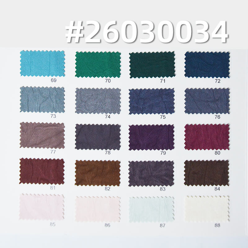 Acetate-Look Double-Face Hand-Crushed Satin|185g/m2 100% Polyester Satin|Shirt Pants Dress Fabric