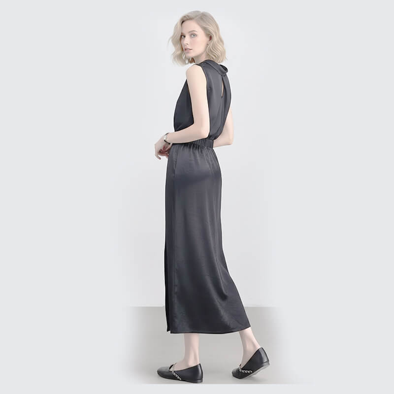 Acetate-Look Double-Face Hand-Crushed Satin|185g/m2 100% Polyester Satin|Shirt Pants Dress Fabric