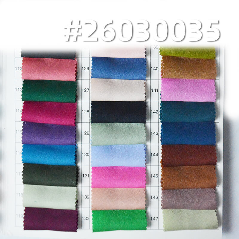 Polyester Matte Satin|140g/m2 Acetate-Look Suede-Touch Satin|Shirt Skirt & Gown Fabric