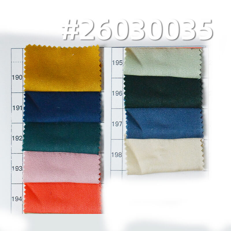 Polyester Matte Satin|140g/m2 Acetate-Look Suede-Touch Satin|Shirt Skirt & Gown Fabric
