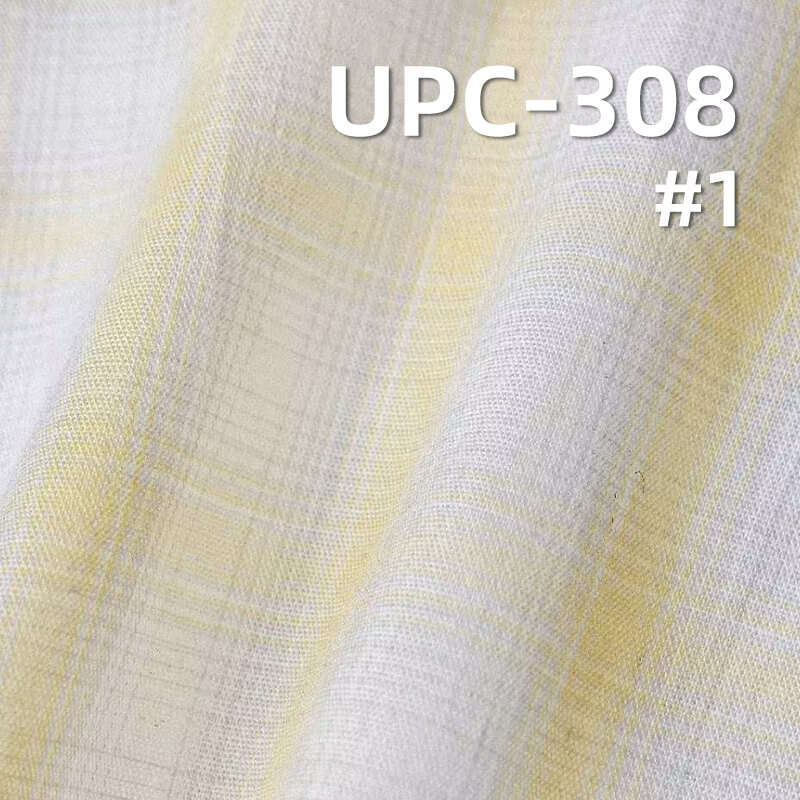 All-Cotton Yarn-Dyed Check Fabric | 105g/m2 Cotton Plain Fabric | Fabric for Plaid Shirts & Dresses