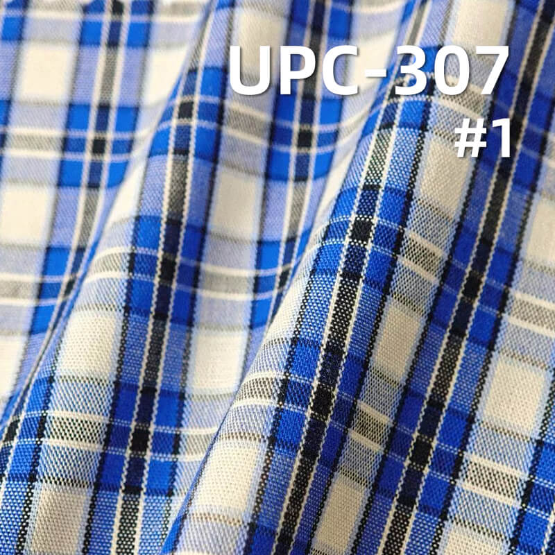All-Cotton Yarn-Dyed Check Fabric | 120g/m2 Cotton Plain Fabric | Fabric for Plaid Shirts & Dresses