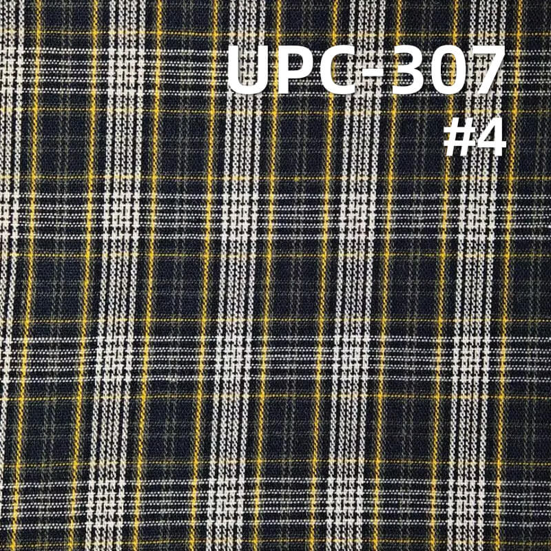 All-Cotton Yarn-Dyed Check Fabric | 120g/m2 Cotton Plain Fabric | Fabric for Plaid Shirts & Dresses
