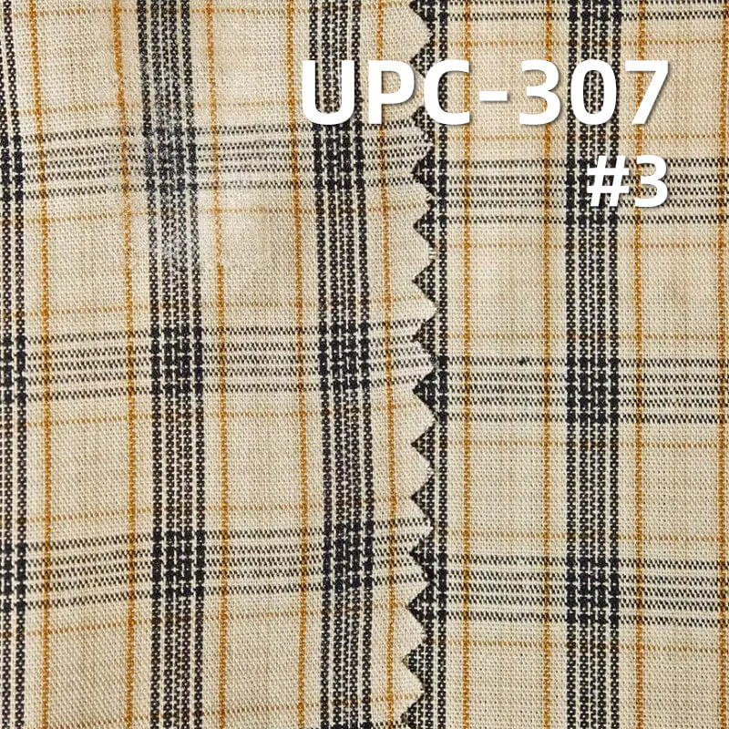 All-Cotton Yarn-Dyed Check Fabric | 120g/m2 Cotton Plain Fabric | Fabric for Plaid Shirts & Dresses