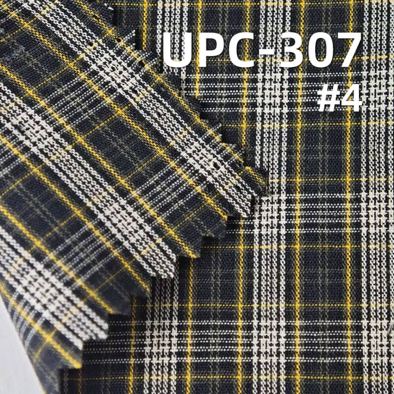 All-Cotton Yarn-Dyed Check Fabric | 120g/m2 Cotton Plain Fabric | Fabric for Plaid Shirts & Dresses