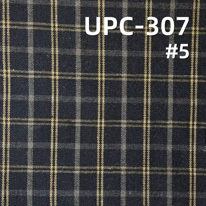 All-Cotton Yarn-Dyed Check Fabric | 120g/m2 Cotton Plain Fabric | Fabric for Plaid Shirts & Dresses