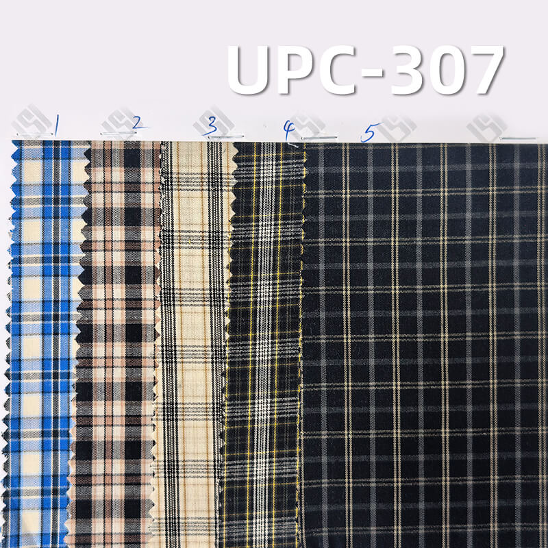 All-Cotton Yarn-Dyed Check Fabric | 120g/m2 Cotton Plain Fabric | Fabric for Plaid Shirts & Dresses
