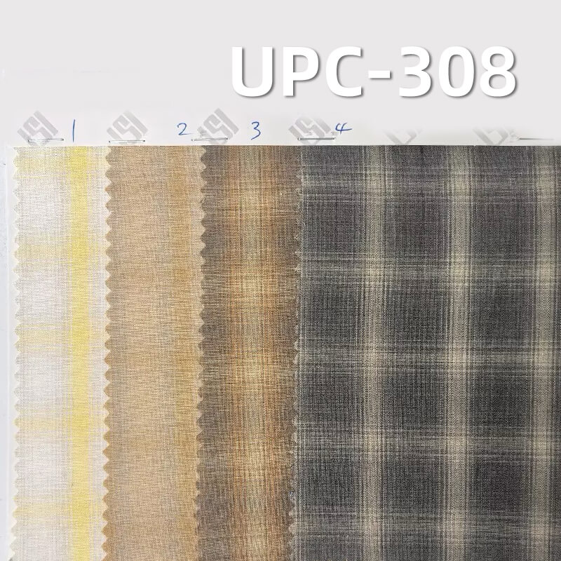 All-Cotton Yarn-Dyed Check Fabric | 105g/m2 Cotton Plain Fabric | Fabric for Plaid Shirts & Dresses