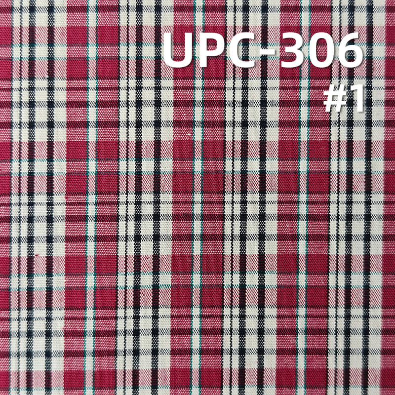 All-Cotton Yarn-Dyed Check Fabric | 120g/m2 Cotton Plain Fabric | Fabric for Plaid Shirts & Dresses