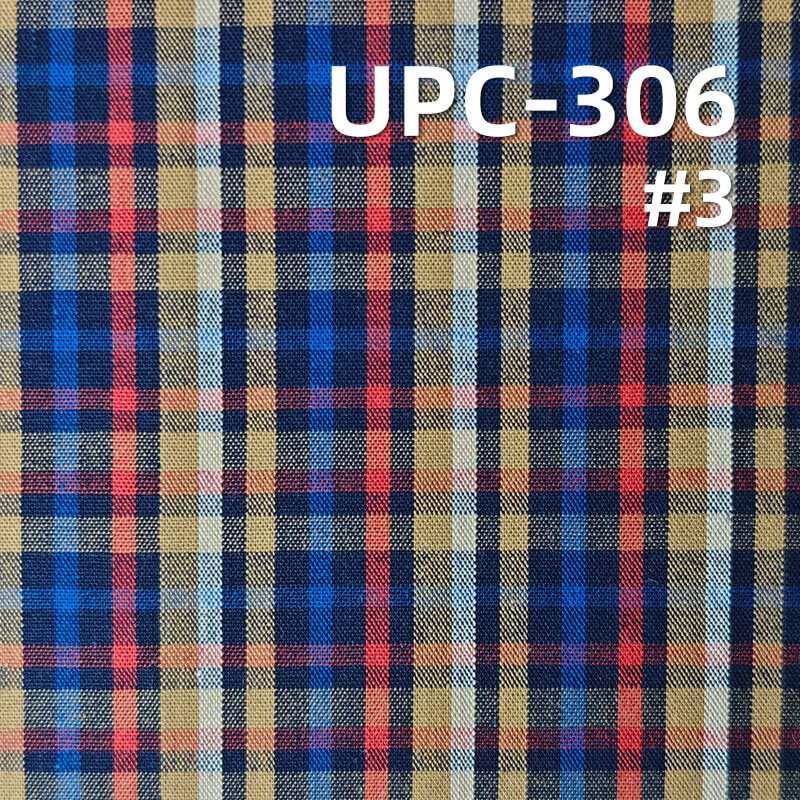 All-Cotton Yarn-Dyed Check Fabric | 120g/m2 Cotton Plain Fabric | Fabric for Plaid Shirts & Dresses