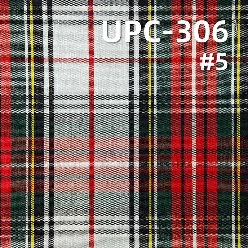 All-Cotton Yarn-Dyed Check Fabric | 120g/m2 Cotton Plain Fabric | Fabric for Plaid Shirts & Dresses
