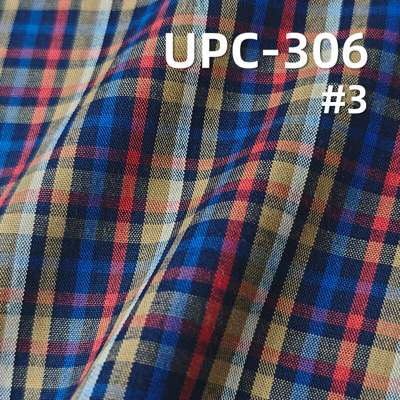 All-Cotton Yarn-Dyed Check Fabric | 120g/m2 Cotton Plain Fabric | Fabric for Plaid Shirts & Dresses