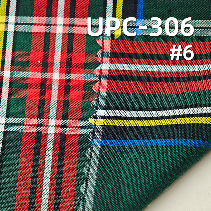 All-Cotton Yarn-Dyed Check Fabric | 120g/m2 Cotton Plain Fabric | Fabric for Plaid Shirts & Dresses