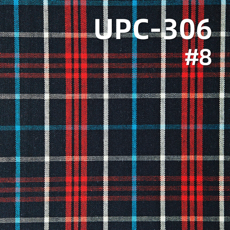 All-Cotton Yarn-Dyed Check Fabric | 120g/m2 Cotton Plain Fabric | Fabric for Plaid Shirts & Dresses