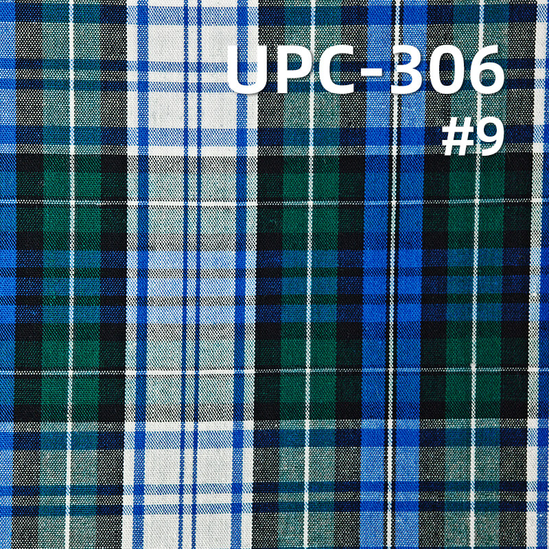 All-Cotton Yarn-Dyed Check Fabric | 120g/m2 Cotton Plain Fabric | Fabric for Plaid Shirts & Dresses