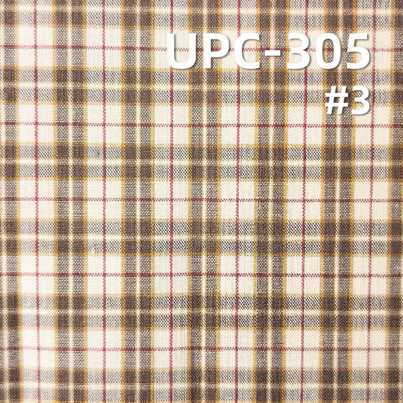 All-Cotton Yarn-Dyed Check Fabric | 120g/m2 Cotton Plain Fabric | Fabric for Plaid Shirts & Dresses