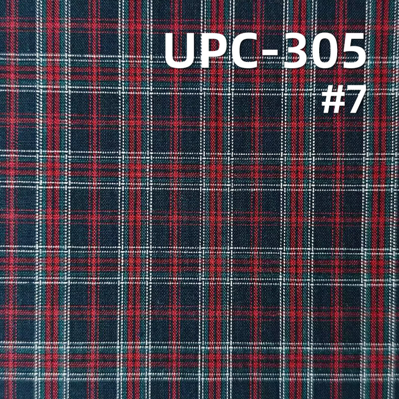 All-Cotton Yarn-Dyed Check Fabric | 120g/m2 Cotton Plain Fabric | Fabric for Plaid Shirts & Dresses