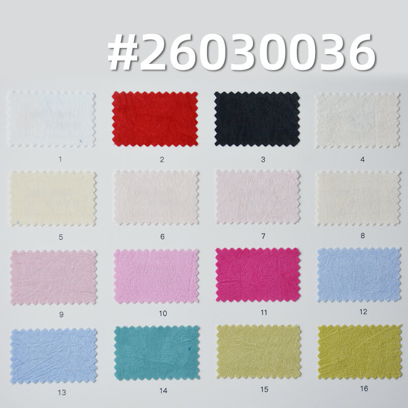 Matte Hand-Crushed Satin|140g/m2 Polyester Satin Fabric|Shirt & Skirt Fabric