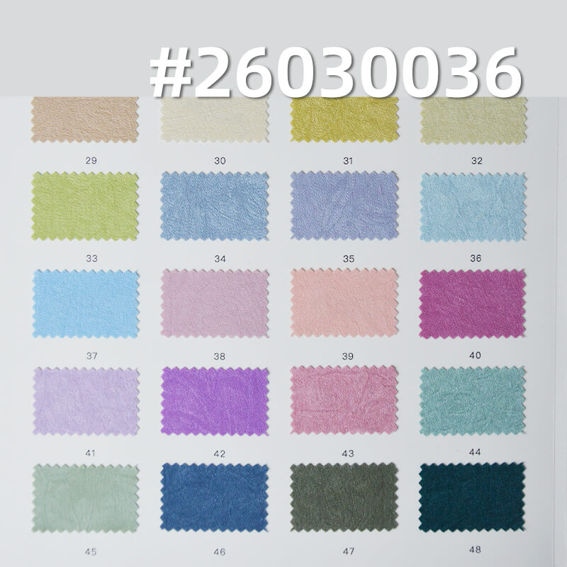 Matte Hand-Crushed Satin|140g/m2 Polyester Satin Fabric|Shirt & Skirt Fabric
