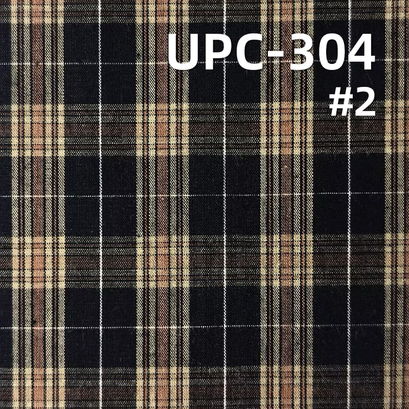 All-Cotton Yarn-Dyed Check Fabric | 110g/m2 Cotton Plain Fabric | Fabric for Plaid Shirts & Dresses