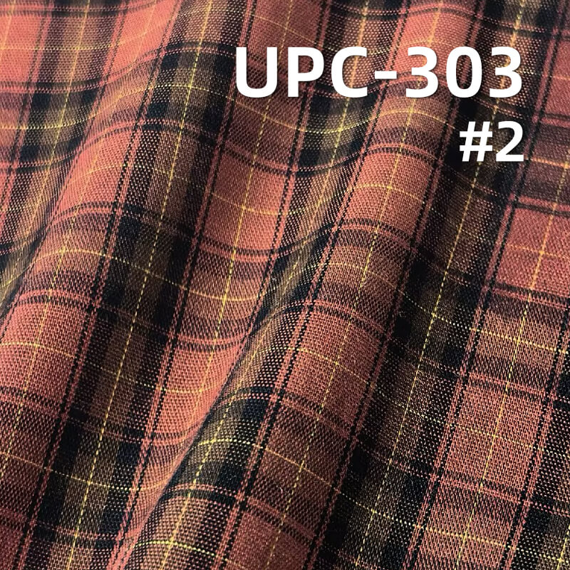 All-Cotton Yarn-Dyed Check Fabric | 110g/m2 Cotton Plain Fabric | Fabric for Plaid Shirts & Dresses