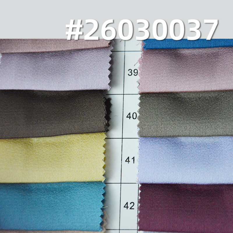 Satin Acetate-Look Linen-Texture Fabric|145g/m2 100% Polyester|Shirt Skirt & Gown Fabric