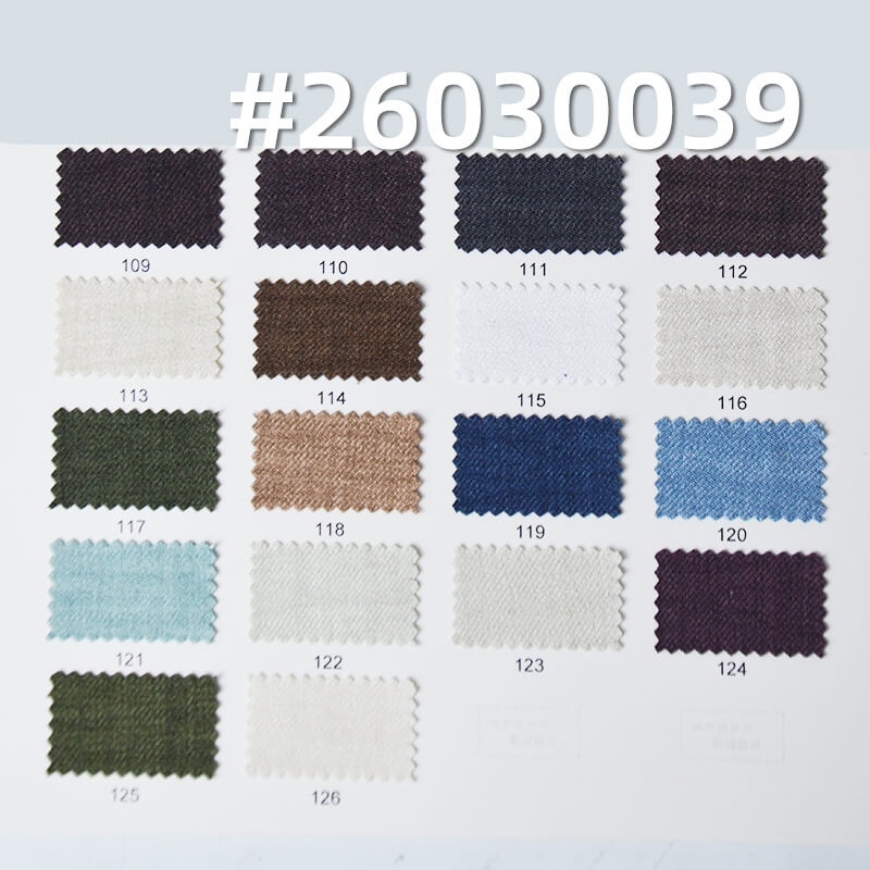 Two-Tone Twill Fabric|135g/m2 Polyester Double-Face Twill|Top Shirt Pants & Skirt Fabric