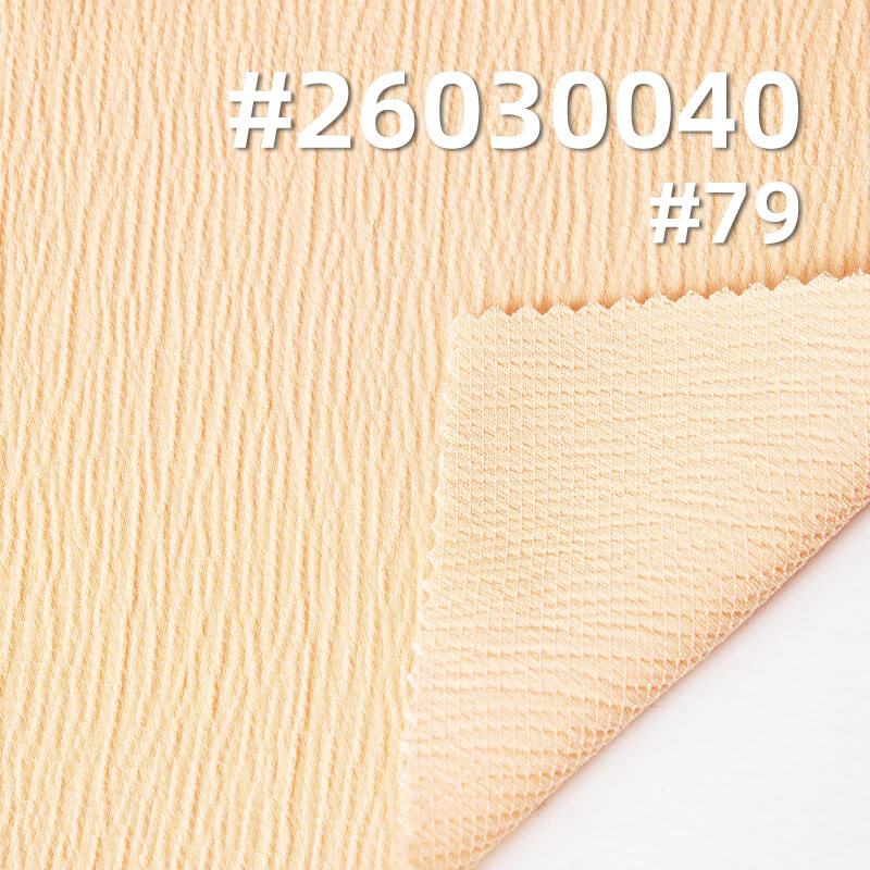 Satin Crinkle Fabric|150g/m2 Polyester Stretch Satin|Shirt Dress & Pants Fabric