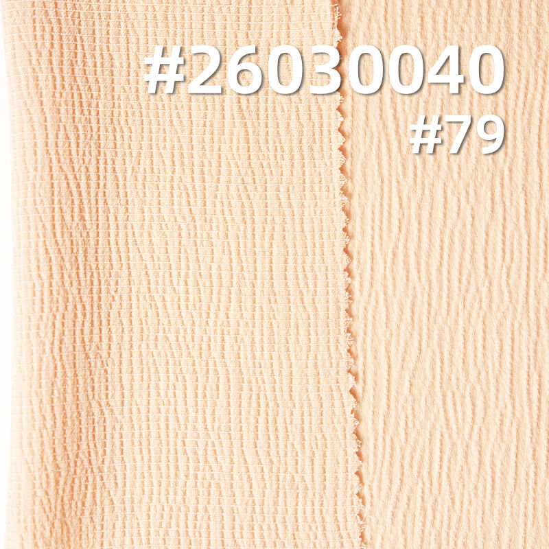 Satin Crinkle Fabric|150g/m2 Polyester Stretch Satin|Shirt Dress & Pants Fabric