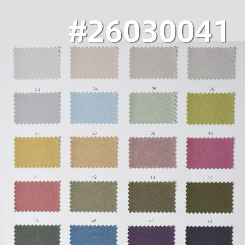 T8 Cavalry Twill Dyed Fabric|150g/m2 Polyester Twill Fabric|Top Pants Skirt & Suit Fabric