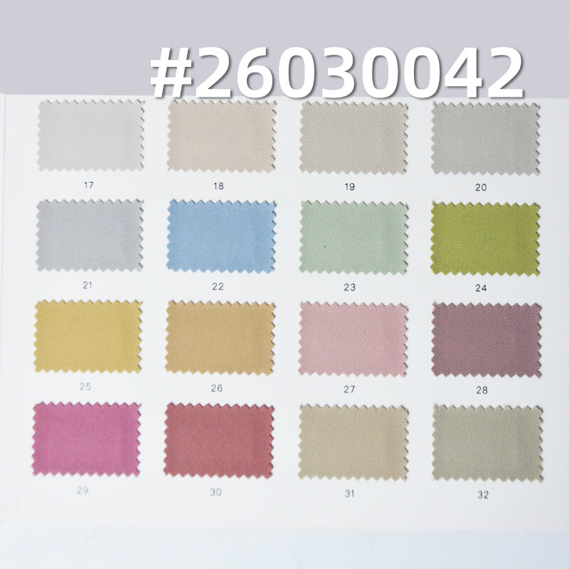 150g/m2 Polyester T8 Cotton-Like Dyed Fabric|2/2 Double-Face Twill|Pants Skirt & Business Suit Fabric