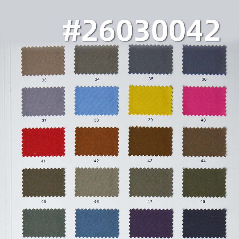 150g/m2 Polyester T8 Cotton-Like Dyed Fabric|2/2 Double-Face Twill|Pants Skirt & Business Suit Fabric