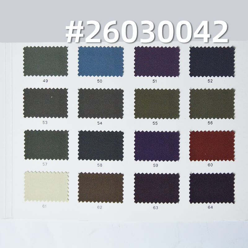 150g/m2 Polyester T8 Cotton-Like Dyed Fabric|2/2 Double-Face Twill|Pants Skirt & Business Suit Fabric