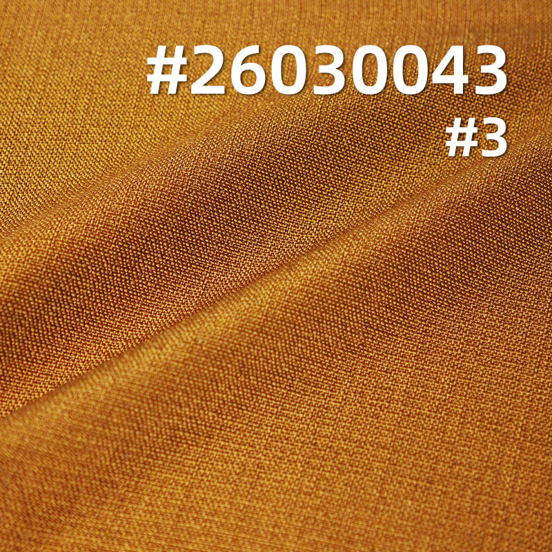 135g/m2 Linen-Look Polyester Plain Weave Fabric|Stretch Dyed Fabric|Shirt Dress & Hanfu Fabric