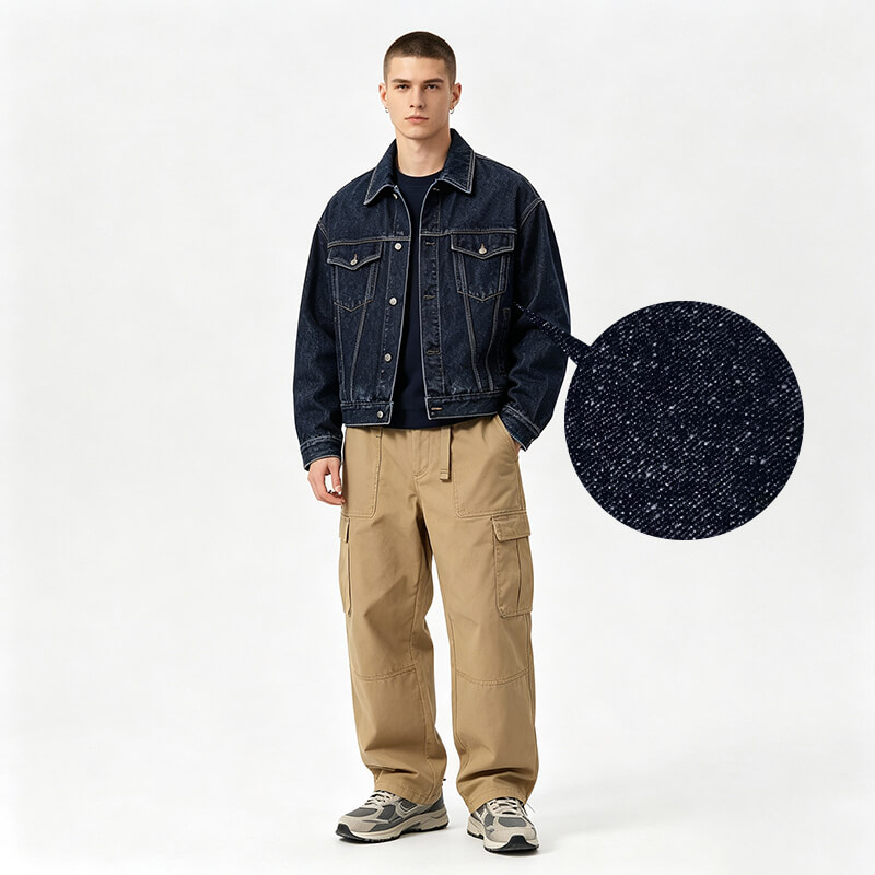 Cotton Nep Selvedge Denim Fabric |16 oz Heavyweight Raw Denim | Fabric for Fashion Denim Jackets & Jeans