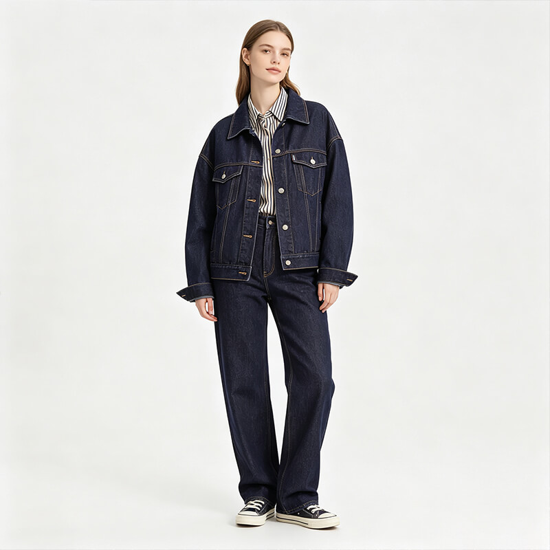 13 oz Cotton Horizontal Slub Selvedge Denim Fabric |Fabric for Denim Jackets, Jeans & Bags