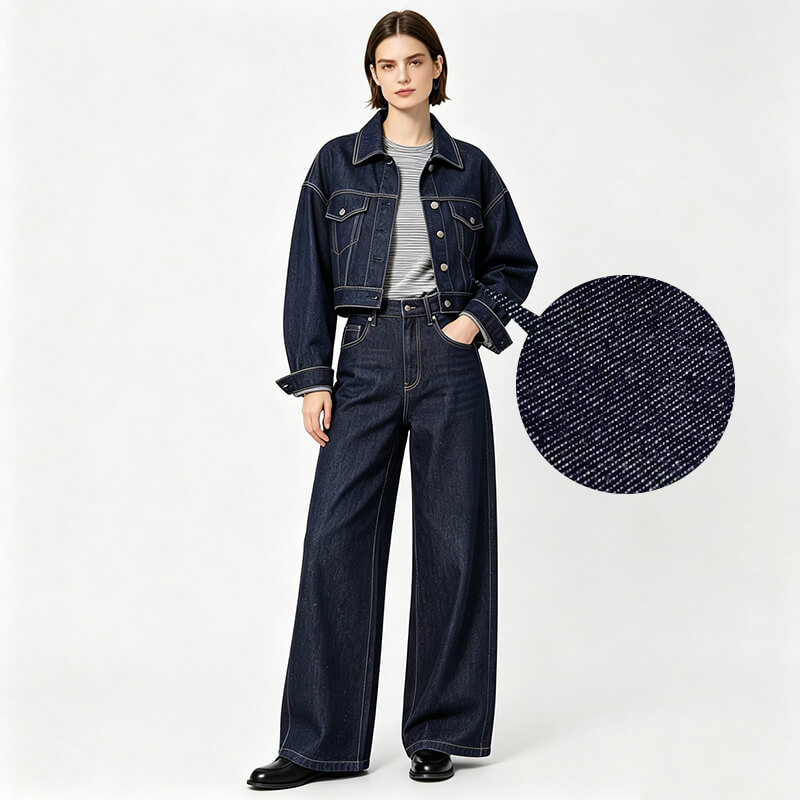 Horizontal & Vertical Slub Selvedge Denim Fabric | 14.5 oz Cotton Twill Denim | Fabric for Jeans & Denim Jackets